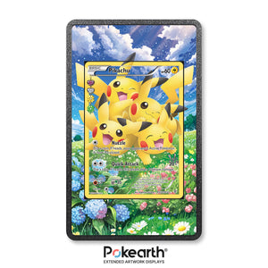 Pikachu RC29/RC32 - Custodia con Artwork Esteso per Carte Pokémon - Display Case Extended Artwork Pokearth