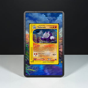 Poliwrath H24/H32 - Custodia con Artwork Esteso per Carte Pokémon - Display Case Extended Artwork Pokearth