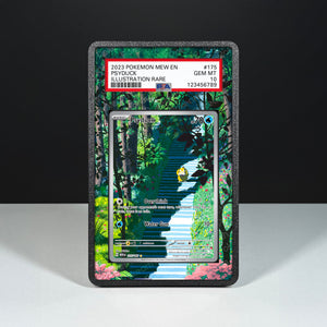 Psyduck 175/165 - Graded Card Extended Artwork Display Case - Display Case Extended Artwork Pokearth
