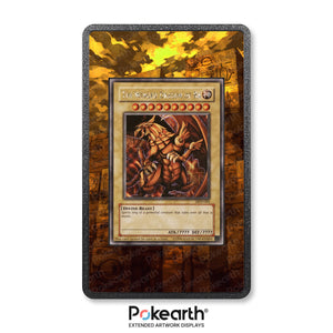 Drago Alato di Ra 001 - Custodia con Artwork Esteso per Carte Yu-Gi-Oh! - Display Case Extended Artwork Pokearth