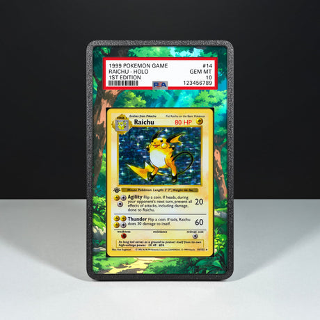 Raichu 14/102 - Graded Card Extended Artwork Display Case - Display Case Extended Artwork Pokearth