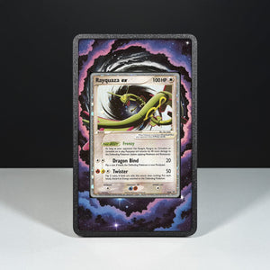 Rayquaza ex 039 - Custodia con Artwork Esteso per Carte Pokémon - Display Case Extended Artwork Pokearth
