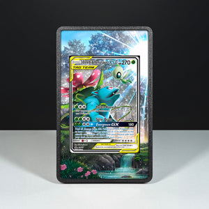 Celebi & Venusaur GX SM167 - Custodia con Artwork Esteso per Carte Pokémon - Display Case Extended Artwork Pokearth