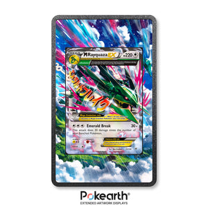 M Rayquaza EX 76/108 - Custodia con Artwork Esteso per Carte Pokémon - Display Case Extended Artwork Pokearth