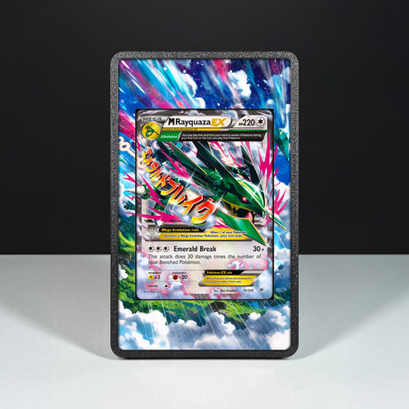 M Rayquaza EX 76/108 - Custodia con Artwork Esteso per Carte Pokémon - Display Case Extended Artwork Pokearth