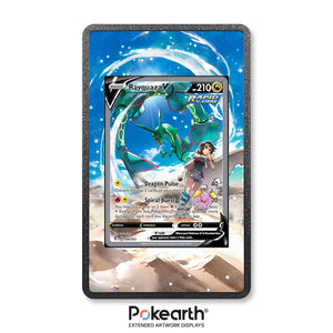 Rayquaza V 194/203 - Custodia con Artwork Esteso per Carte Pokémon - Display Case Extended Artwork Pokearth