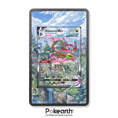 Rayquaza VMAX 218/203 - Custodia con Artwork Esteso per Carte Pokémon - Display Case Extended Artwork Pokearth