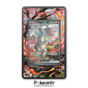 Reshiram ex 166/086 - Custodia con Artwork Esteso per Carte Pokémon - Display Case Extended Artwork Pokearth
