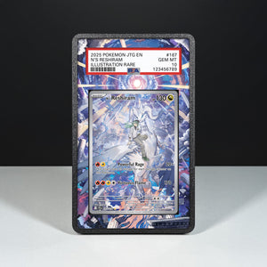 N's Reshiram 167/159 - Graded Card Extended Artwork Display Case - Display Case Extended Artwork Pokearth