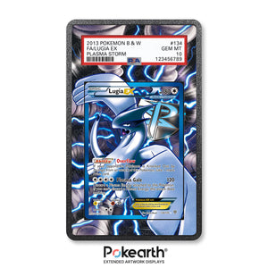 Lugia EX 134/135 - Graded Card Extended Artwork Display Case - Display Case Extended Artwork Pokearth
