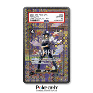 Rob Lucci OP03-092 - Graded Card Extended Artwork Display Case - Display Case Extended Artwork Pokearth