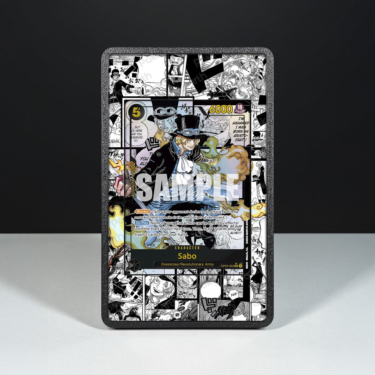 Sabo OP04-083 Manga - Custodia con Artwork Esteso per Carte One Piece - Display Case Extended Artwork Pokearth