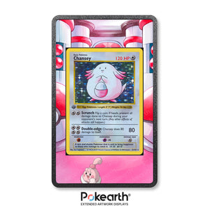 Chansey 3/102 - Custodia con Artwork Esteso per Carte Pokémon - Display Case Extended Artwork Pokearth