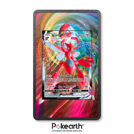 Scizor VMAX 119/189 - Custodia con Artwork Esteso per Carte Pokémon - Display Case Extended Artwork Pokearth
