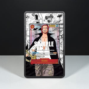 Shanks OP01-120 Manga - Custodia con Artwork Esteso per Carte One Piece - Display Case Extended Artwork Pokearth