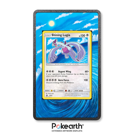 Shining Lugia SM82 - Custodia con Artwork Esteso per Carte Pokémon - Display Case Extended Artwork Pokearth