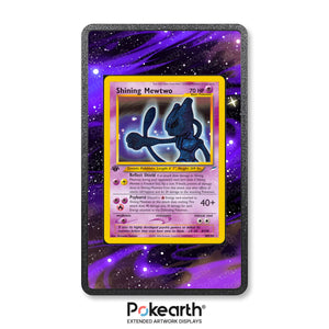 Shining Mewtwo 109/105 - Custodia con Artwork Esteso per Carte Pokémon - Display Case Extended Artwork Pokearth