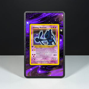 Shining Mewtwo 109/105 - Custodia con Artwork Esteso per Carte Pokémon - Display Case Extended Artwork Pokearth