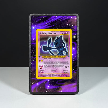 Shining Mewtwo 109/105 - Custodia con Artwork Esteso per Carte Pokémon - Display Case Extended Artwork Pokearth