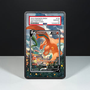 Charizard V 154/172 - Graded Card Extended Artwork Display Case - Display Case Extended Artwork Pokearth