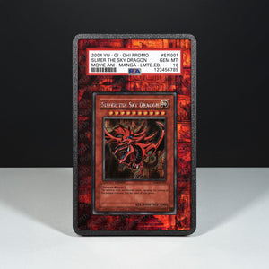 Slifer il Drago del Cielo 001 - Custodia con Artwork Esteso per Carte Gradate - Display Case Extended Artwork Pokearth
