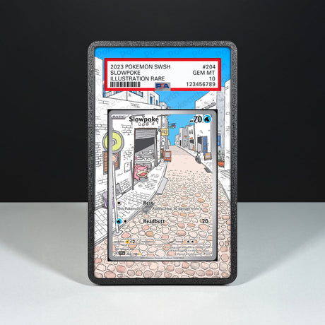 Slowpoke 204/198 - Graded Card Extended Artwork Display Case - Display Case Extended Artwork Pokearth
