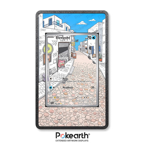 Slowpoke 204/198 - Custodia con Artwork Esteso per Carte Pokémon - Display Case Extended Artwork Pokearth