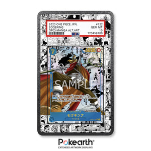 Sogeking OP03-122 Manga - Graded Card Extended Artwork Display Case - Display Case Extended Artwork Pokearth