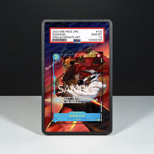Sogeking OP03-122 - Graded Card Extended Artwork Display Case - Display Case Extended Artwork Pokearth