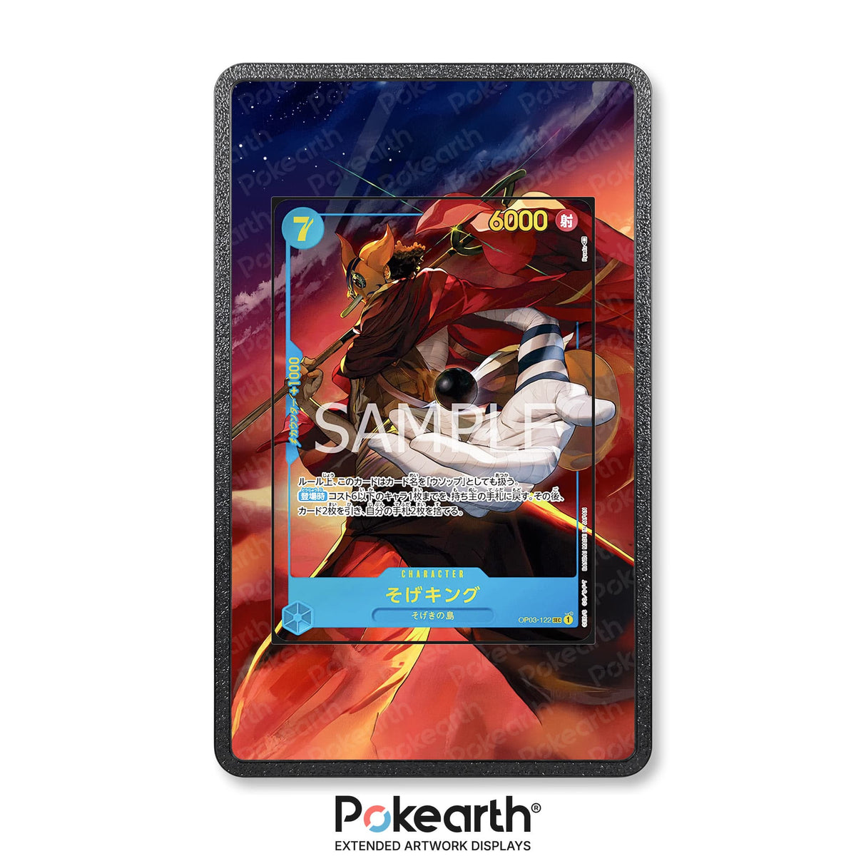 Sogeking OP03-122 - Custodia con Artwork Esteso per Carte One Piece - Display Case Extended Artwork Pokearth
