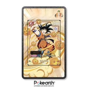 Son Goku FP-001 - Custodia con Artwork Esteso per Carte Dragon Ball - Display Case Extended Artwork Pokearth