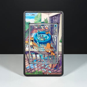 Squirtle 148/142 - Custodia con Artwork Esteso per Carte Pokémon - Display Case Extended Artwork Pokearth