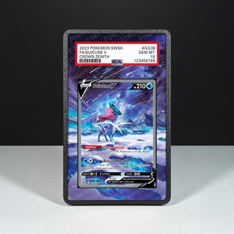 Suicune V GG38/GG70 - Graded Card Extended Artwork Display Case - Display Case Extended Artwork Pokearth