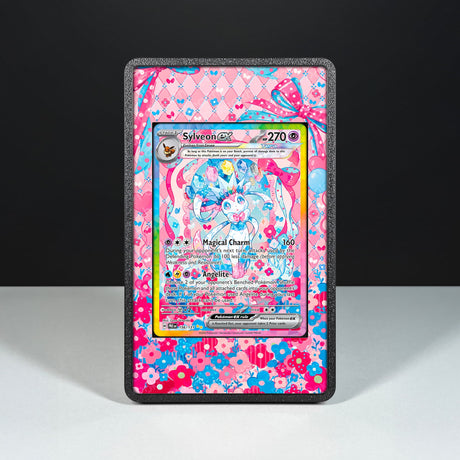 Sylveon ex 156/131 - Custodia con Artwork Esteso per Carte Pokémon - Display Case Extended Artwork Pokearth