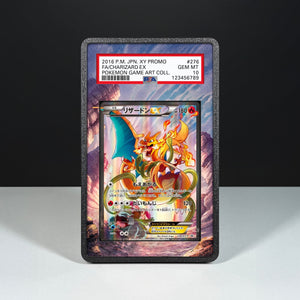 Charizard EX 276/XY-P - Graded Card Extended Artwork Display Case - Display Case Extended Artwork Pokearth