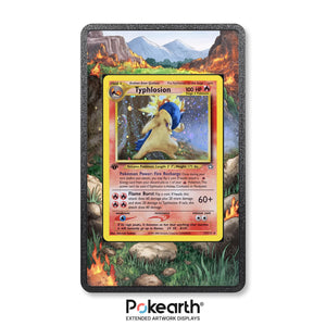 Typhlosion 17/111 - Custodia con Artwork Esteso per Carte Pokémon - Display Case Extended Artwork Pokearth