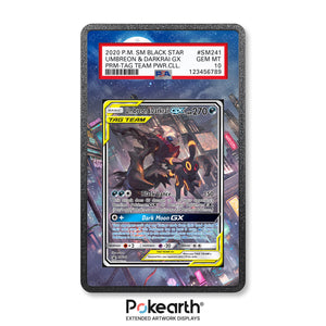 Umbreon & Darkrai GX SM241 - Graded Card Extended Artwork Display Case - Display Case Extended Artwork Pokearth