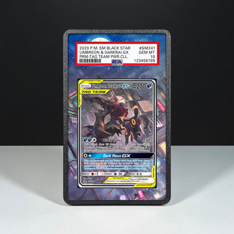 Umbreon & Darkrai GX SM241 - Graded Card Extended Artwork Display Case - Display Case Extended Artwork Pokearth