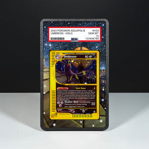 Umbreon H29/H32 - Graded Card Extended Artwork Display Case - Display Case Extended Artwork Pokearth