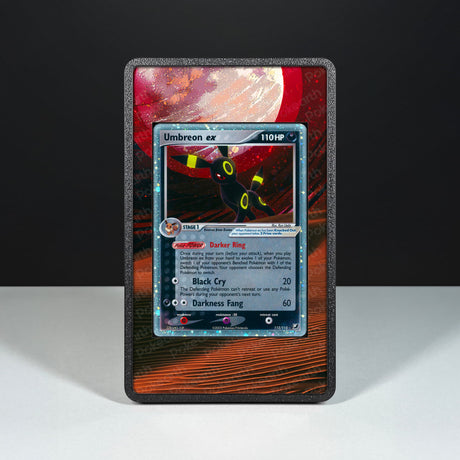 Umbreon ex 112/115 - Custodia con Artwork Esteso per Carte Pokémon - Display Case Extended Artwork Pokearth