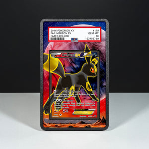 Umbreon EX 119/124 - Graded Card Extended Artwork Display Case - Display Case Extended Artwork Pokearth