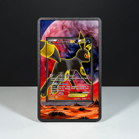 Umbreon EX 119/124 - Custodia con Artwork Esteso per Carte Pokémon - Display Case Extended Artwork Pokearth