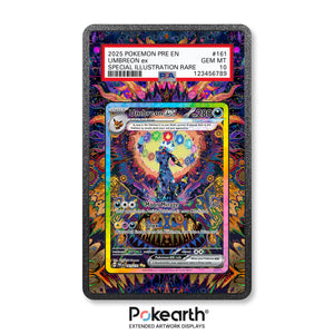 Umbreon ex 161/131 - Graded Card Extended Artwork Display Case - Display Case Extended Artwork Pokearth