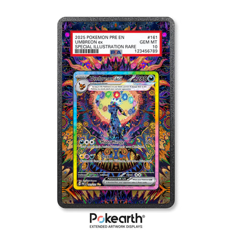Umbreon ex 161/131 - Graded Card Extended Artwork Display Case - Display Case Extended Artwork Pokearth