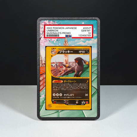 Umbreon 025/P - Graded Card Extended Artwork Display Case - Display Case Extended Artwork Pokearth