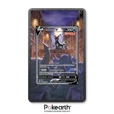 Umbreon V 189/203 - Custodia con Artwork Esteso per Carte Pokémon - Display Case Extended Artwork Pokearth