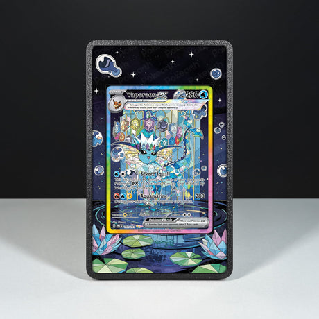 Vaporeon ex 149/131 - Custodia con Artwork Esteso per Carte Pokémon - Display Case Extended Artwork Pokearth