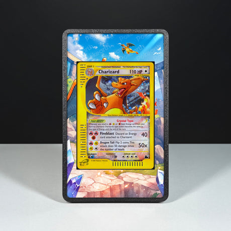 Charizard 146/144 - Custodia con Artwork Esteso per Carte Pokémon - Display Case Extended Artwork Pokearth