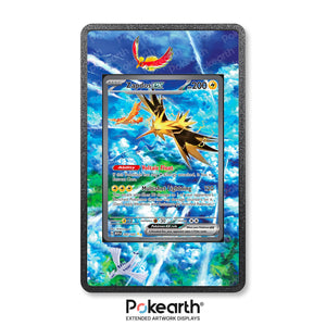 Zapdos ex 202/165 - Custodia con Artwork Esteso per Carte Pokémon - Display Case Extended Artwork Pokearth
