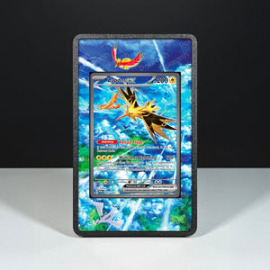 Zapdos ex 202/165 - Custodia con Artwork Esteso per Carte Pokémon - Display Case Extended Artwork Pokearth